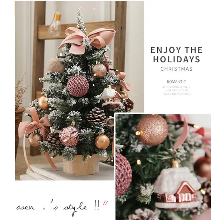 クリスマスツリー 卓上 45cm 62cm ミニツリー イルミネーション 卓上ツリー 松ぼっくり 北欧風 LEDライト付き キラキラ 雰囲気満々 組み立て簡単 クリスマスデコレーション インテリア 電池式 クリスマス パーティー おしゃれ プレゼント