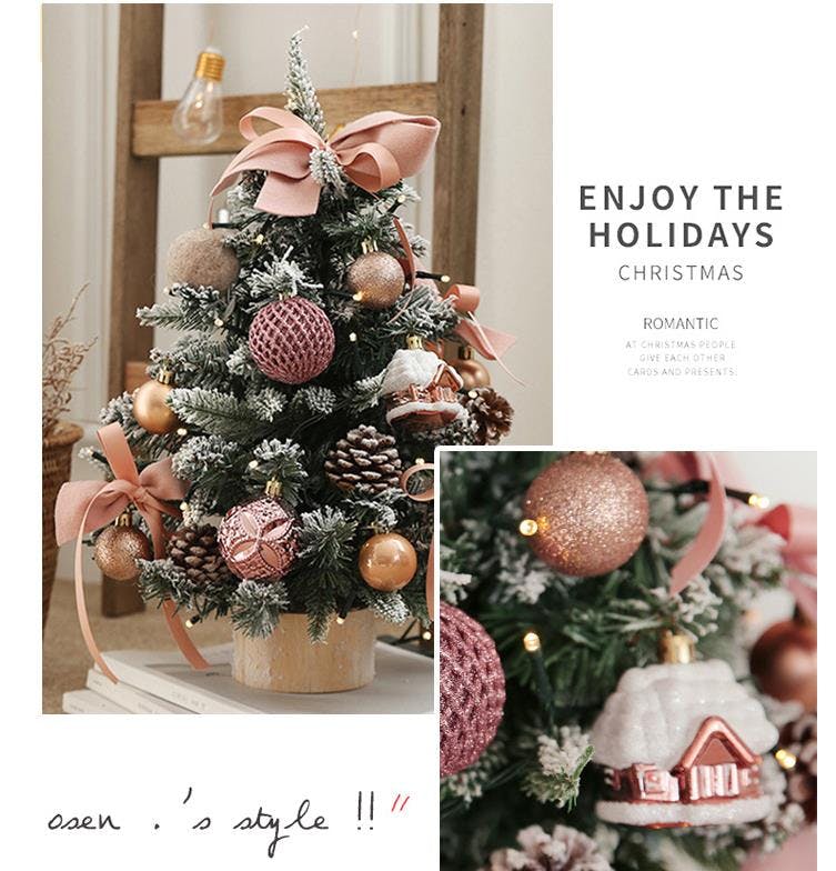 クリスマスツリー 卓上 45cm 65cm ミニツリー イルミネーション 卓上