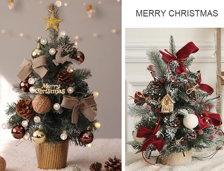 クリスマスツリー 卓上 45cm 63cm ミニツリー イルミネーション 卓上