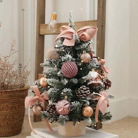 クリスマスツリー 卓上 45cm 65cm ミニツリー イルミネーション 卓上