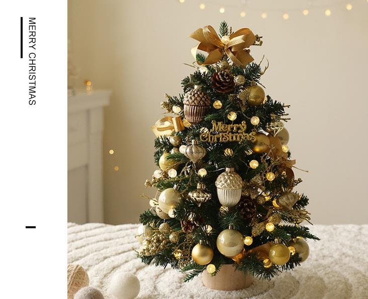 クリスマスツリー 卓上 45cm 64cm ミニツリー イルミネーション 卓上