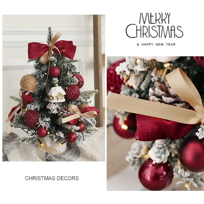 クリスマスツリー 卓上 45cm 65cm ミニツリー イルミネーション 卓上ツリー 松ぼっくり 北欧風 LEDライト付き キラキラ 雰囲気満々 組み立て簡単 クリスマスデコレーション インテリア 電池式 クリスマス パーティー おしゃれ プレゼント