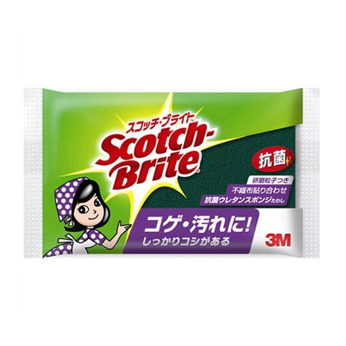 スコッチ・ブライト 抗菌ウレタンスポンジたわし クリーナー・掃除機 スコッチ・ブライト 抗菌ウレタンスポンジたわし クリーナー・掃除機