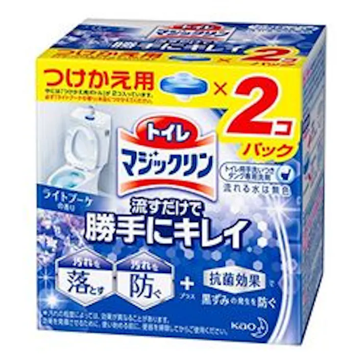 トイレマジックリン流すだけで勝手にキレイ ブーケ 替2P 160g