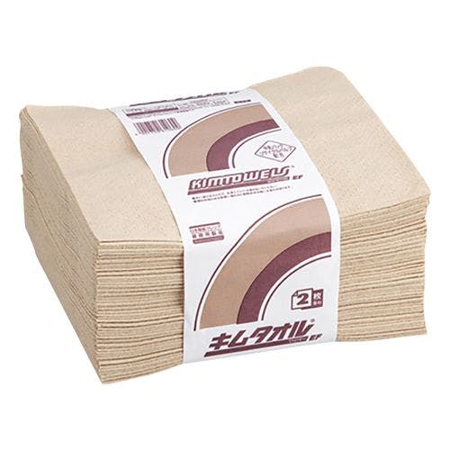 キムタオル　EF　4つ折り2プライ (1箱(70枚×32束入り)) 作業着・作業服・安全靴