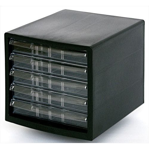 A4E-S5B A4レターケース/別売仕切り板対応引出しタイプ/5段(浅5段) 事務用品