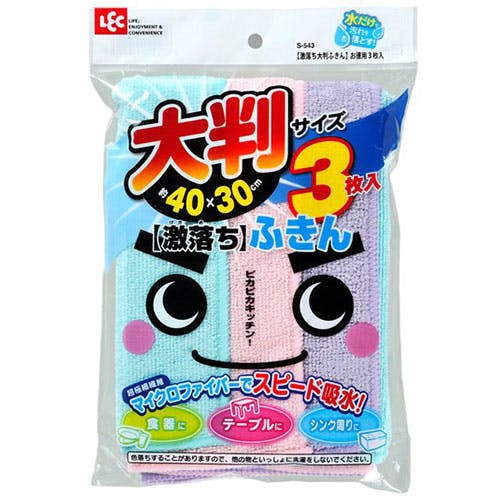レック 激落ち大判ふきんお徳用3枚入 布団・枕・寝具・こたつ布団 レック 激落ち大判ふきんお徳用3枚入 布団・枕・寝具・こたつ布団