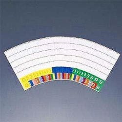 カラーナンバー見出し紙 100枚入 (1箱(100枚入り)) 衛生用品 カラーナンバー見出し紙 100枚入 (1箱(100枚入り)) 衛生用品