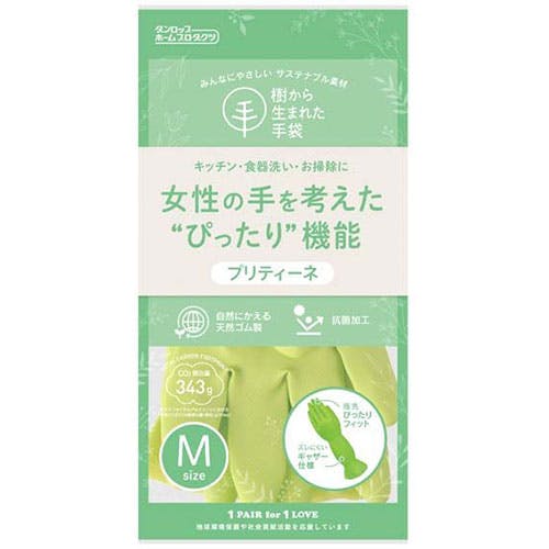 ダンロップホームプロダクツ 樹から生まれた手袋 プリティーネ Mサイズ グ
