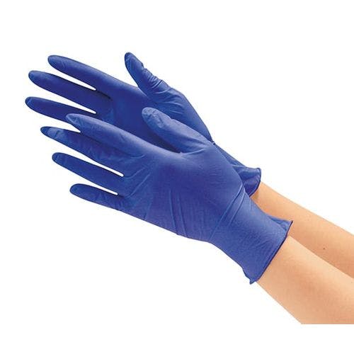 ニトリル使いきり手袋（パウダーフリー） M 300枚入 2062BM (1箱(300枚入り 衛生用品