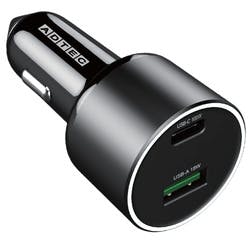 ACPD-V100AC PD対応シガー充電器/100W/USB-Ax1・Cx1/ブラック
