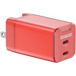 PD充電器/65W/C2/赤