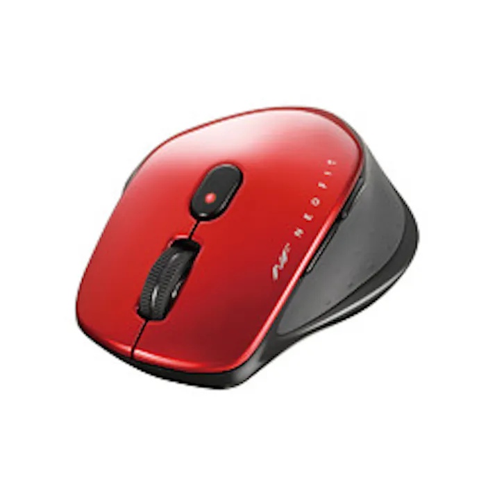 BSMBB540RD 静音5ボタン Bluetooth5.0 切替機能付 マウス レッド