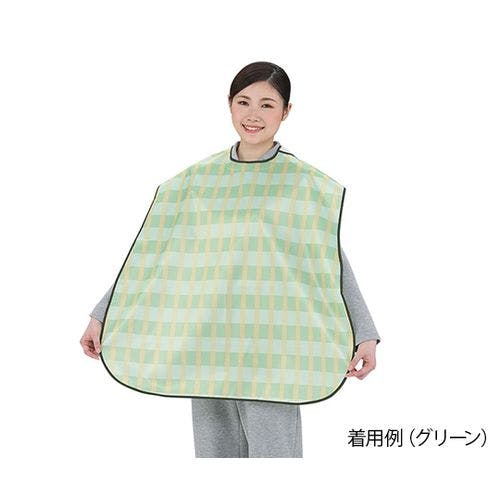 ソフラピレン（R）エプロン ボーダーチェック グリーン (1枚)