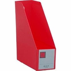 ＧボックスＰＰ　Ａ４Ｓ１００ｍｍ赤 1冊 4653ｱｶ　1個 事務用品