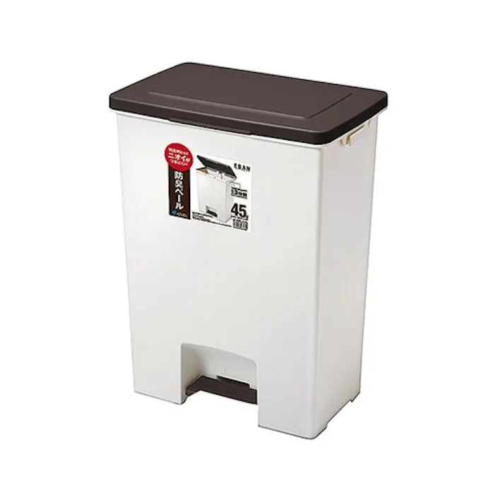 R防臭ペダルペール 45L 431×284×584mm (1個)
