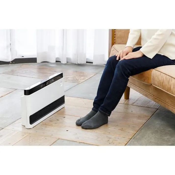 ワイドスリム セラミックヒーター ホワイト Brissa(ブリッサ) BDCP701WH