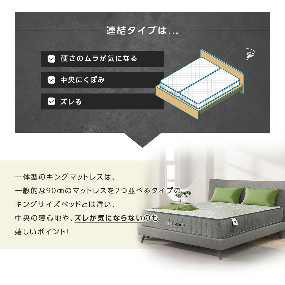 ララパンダマットレス 腰痛対策 やや硬め好きのためのコイルマットレス