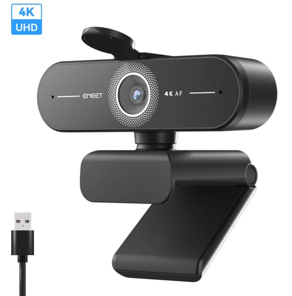 EMEET SmartCam C60E 4K Black }EXEL[{[hE͋@