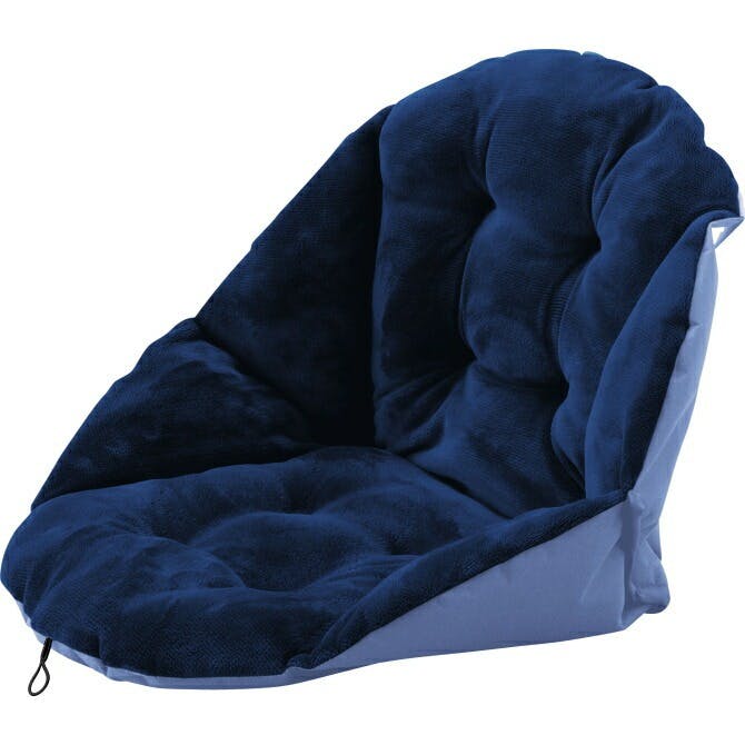 20546 腰までぽかぽかクッション(ネイビー）4573242551310