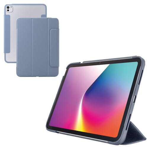 iPad Pro �P�[�X 11�C���` (M4) �}�O�l�b�g���t���b�v ���^ �ϏՌ� �u���[�O���[ �P�[�X�E�X�g���b�v