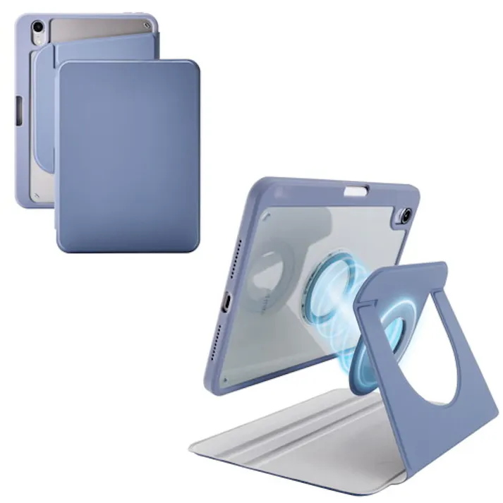 iPad mini ケース 8.3インチ ( A17 Pro ) 360度回転 ブルーグレー