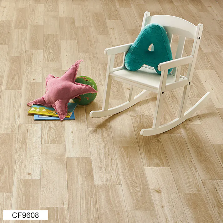 東リ クッションフロア ベーシックオーク tcf-h-basicoak (R) 182cm幅×5m CF9608 木目 ベージュ 日本製 インテリアショップゆうあい