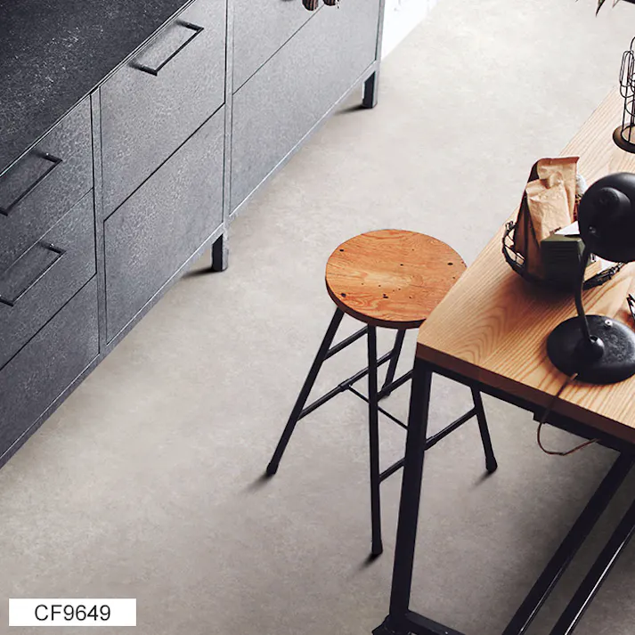 東リ クッションフロア モルタル tcf-h-mortar (R) 182cm幅×4m CF9649 石目 コンクリート調 グレー 日本製 インテリアショップゆうあい