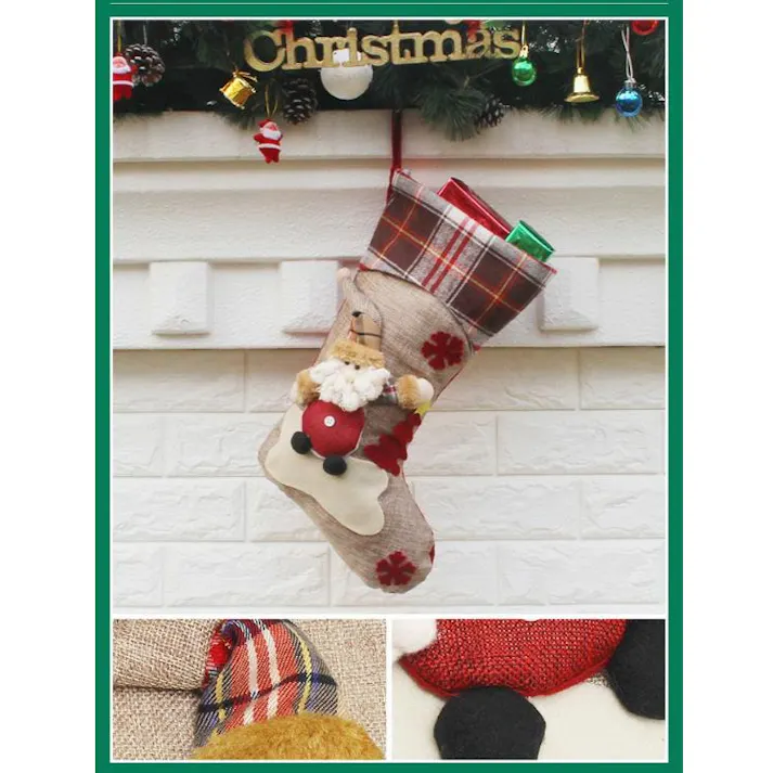 クリスマス クリスマス飾り 靴下 クリスマス ソックス プレゼント サンタソックス 靴下 飾り 暖炉 可愛い サンタブーツ クリスマスブーツ プレゼント袋 壁掛け 玄関飾り 壁掛け 玄関飾り パーティーグッズ 置物 装飾