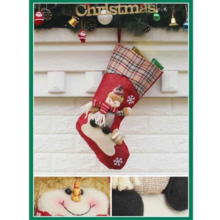 クリスマス クリスマス飾り 靴下 クリスマス ソックス プレゼント サンタソックス 靴下 飾り 暖炉 可愛い サンタブーツ クリスマスブーツ プレゼント袋 壁掛け 玄関飾り 壁掛け 玄関飾り パーティーグッズ 置物 装飾