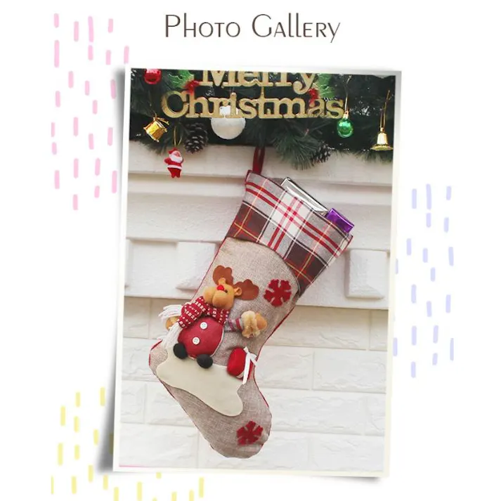 クリスマス クリスマス飾り 靴下 クリスマス ソックス プレゼント サンタソックス 靴下 飾り 暖炉 可愛い サンタブーツ クリスマスブーツ プレゼント袋 壁掛け 玄関飾り 壁掛け 玄関飾り パーティーグッズ 置物 装飾