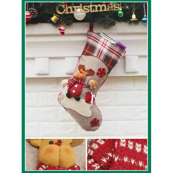 クリスマス クリスマス飾り 靴下 クリスマス ソックス プレゼント サンタソックス 靴下 飾り 暖炉 可愛い サンタブーツ クリスマスブーツ プレゼント袋 壁掛け 玄関飾り 壁掛け 玄関飾り パーティーグッズ 置物 装飾