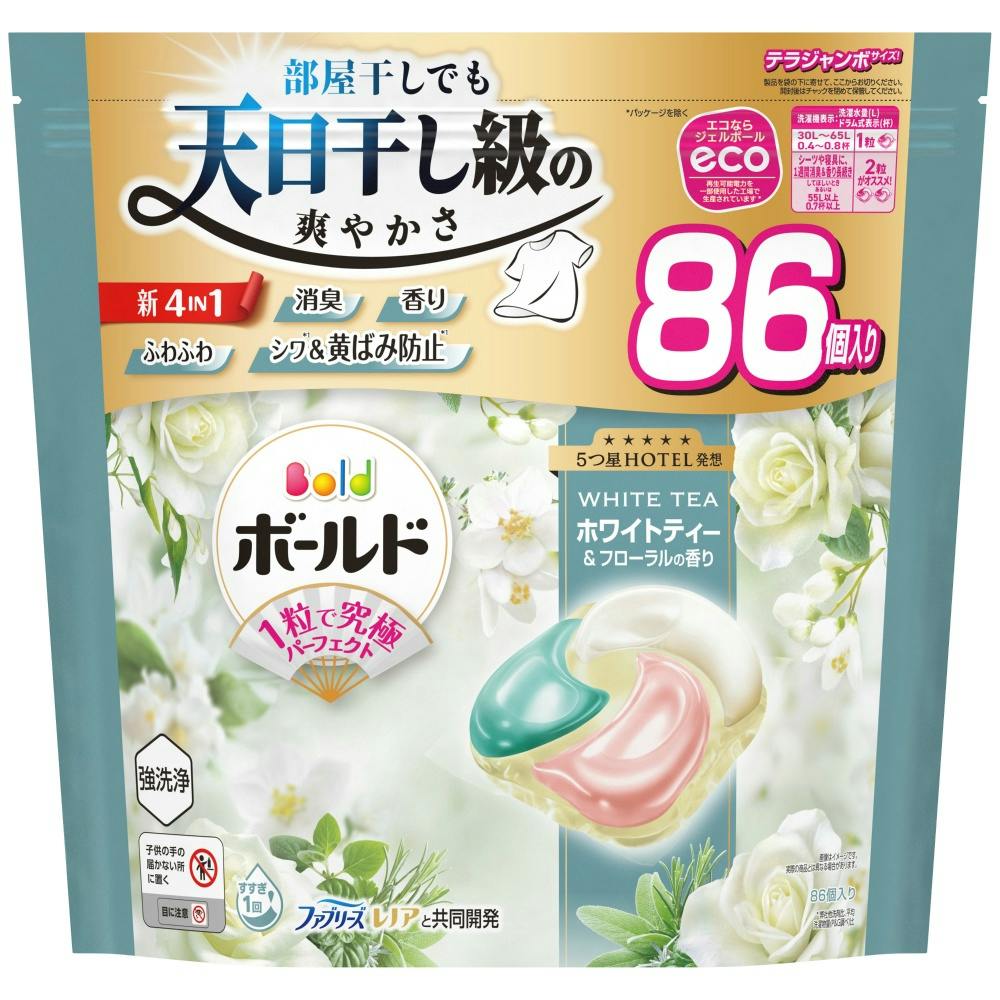 ボールドジェルボール4D心弾けるホワイトティー＆フローラルの香り