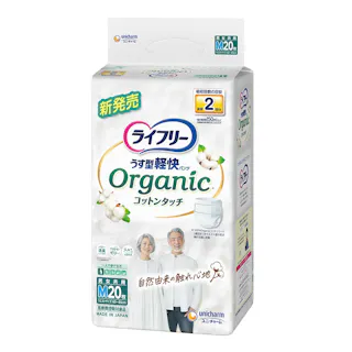 ライフリーうす型軽快パンツオーガニックコットンタッチM ×1点【送料込み】 #hrm-4903111036349