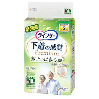 ライフリー下着感覚プレミアム2回L ×1点【送料込み】 #hrm-4903111036318