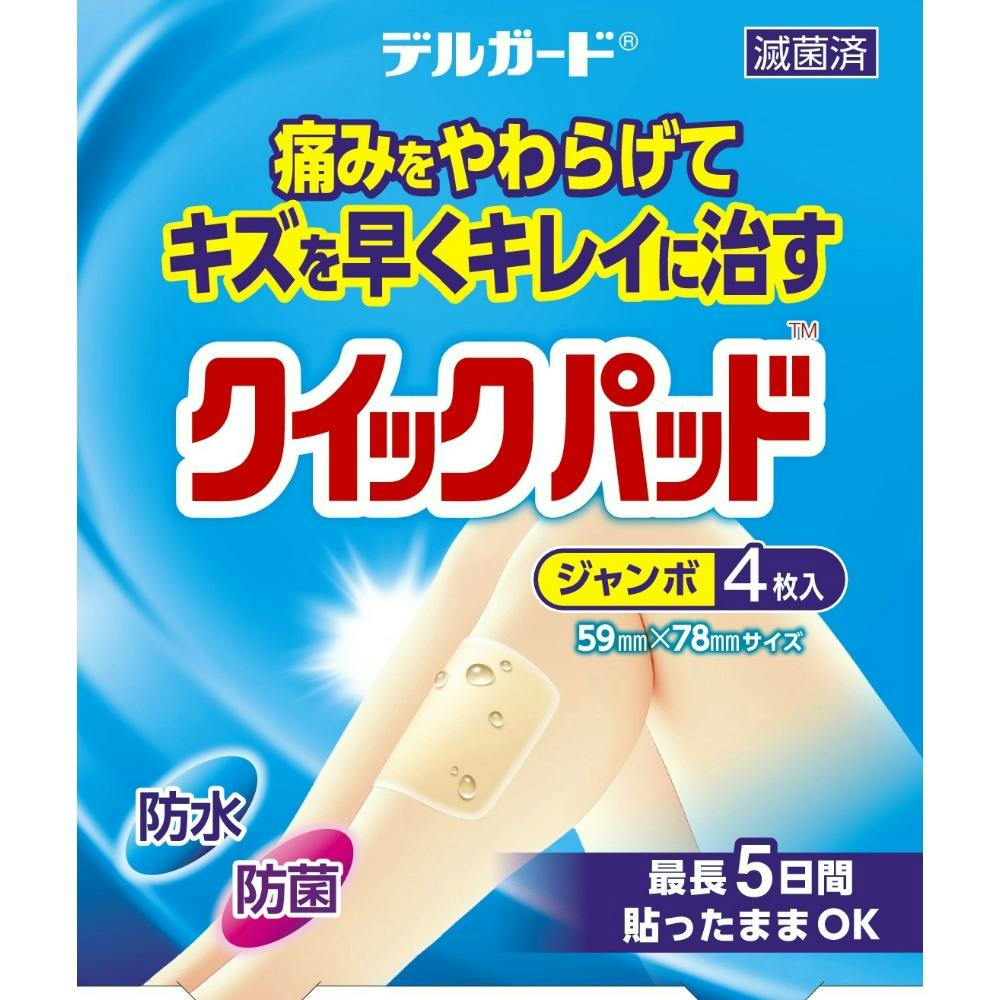 【10点まとめ買い】デルガード クイックパッド ジャンボ × 10点【送料込み】 ＃hrm-4970883015896