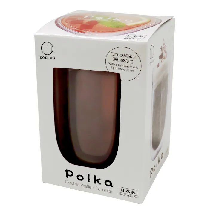 【6点まとめ買い】Polka グラス オレンジ × 6点【送料込み】 #hrm-4956810402724