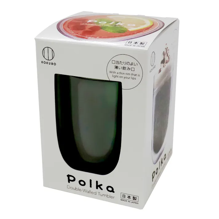 【6点まとめ買い】Polka グラス グリーン × 6点【送料込み】 #hrm-4956810402694