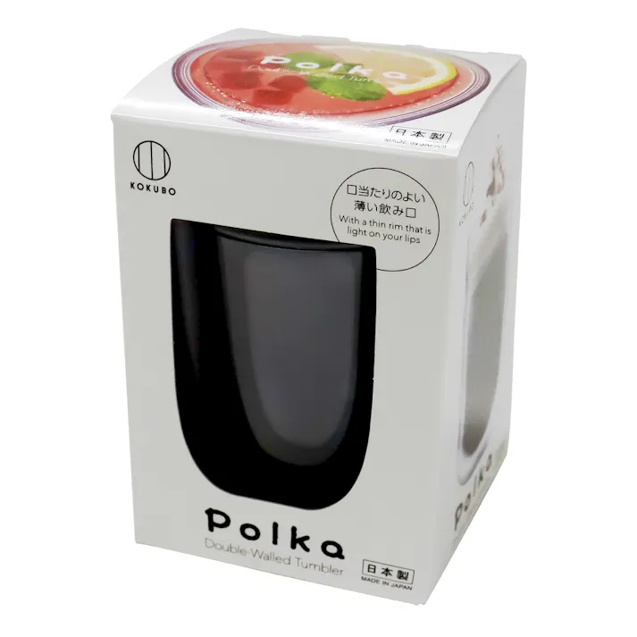 Polka グラス グレー ×1点【送料込み】 #hrm-4956810402687