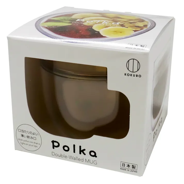 Polka マグ イエロー ×1点【送料込み】 #hrm-4956810402656