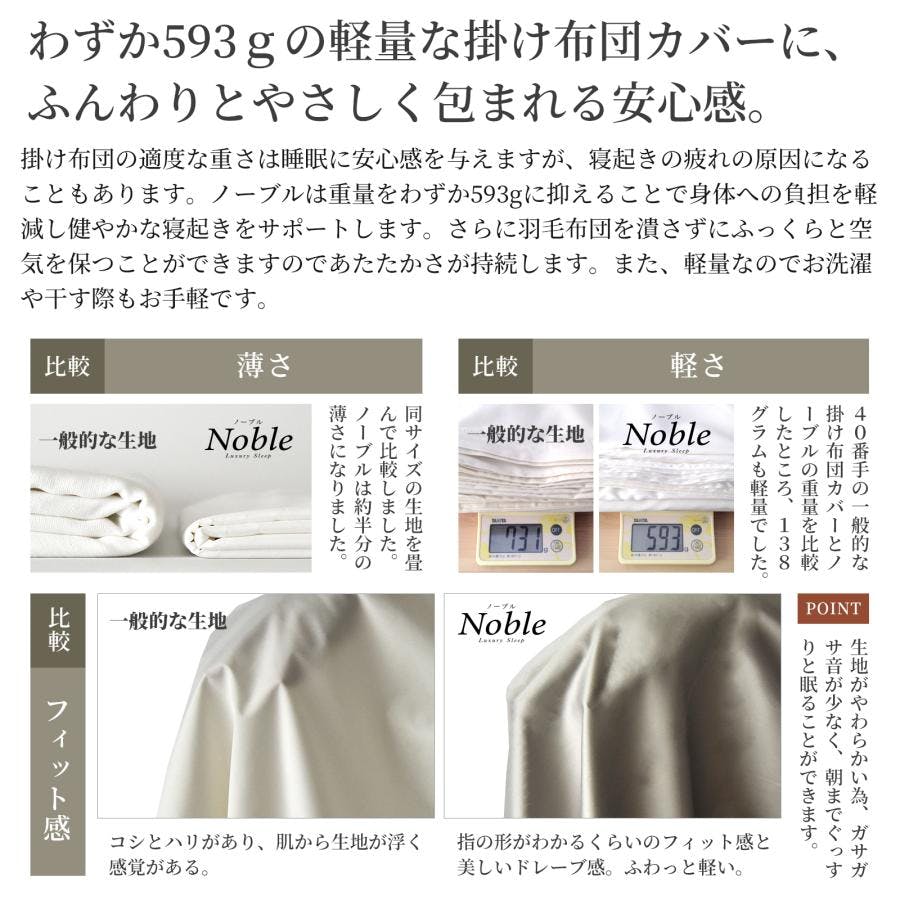 Sleep Tailor 日本製 超長綿 ボックスシーツ キング ノーブル シルクの