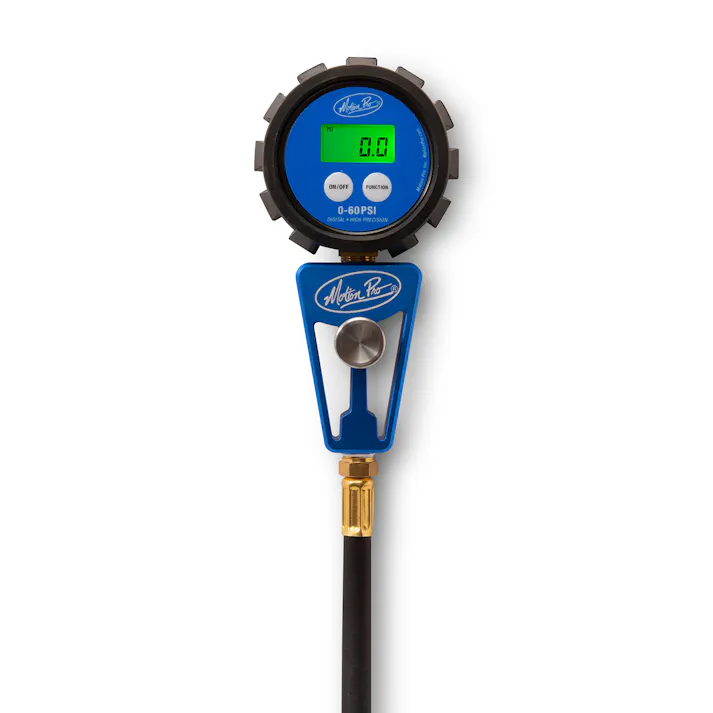 モーションプロ(Motion Pro) デジタルタイヤゲージ 60psi バイクメンテナンス工具 空気圧 (タイヤ内圧) の測定や調整 正確なデジタル表示 #08-0751