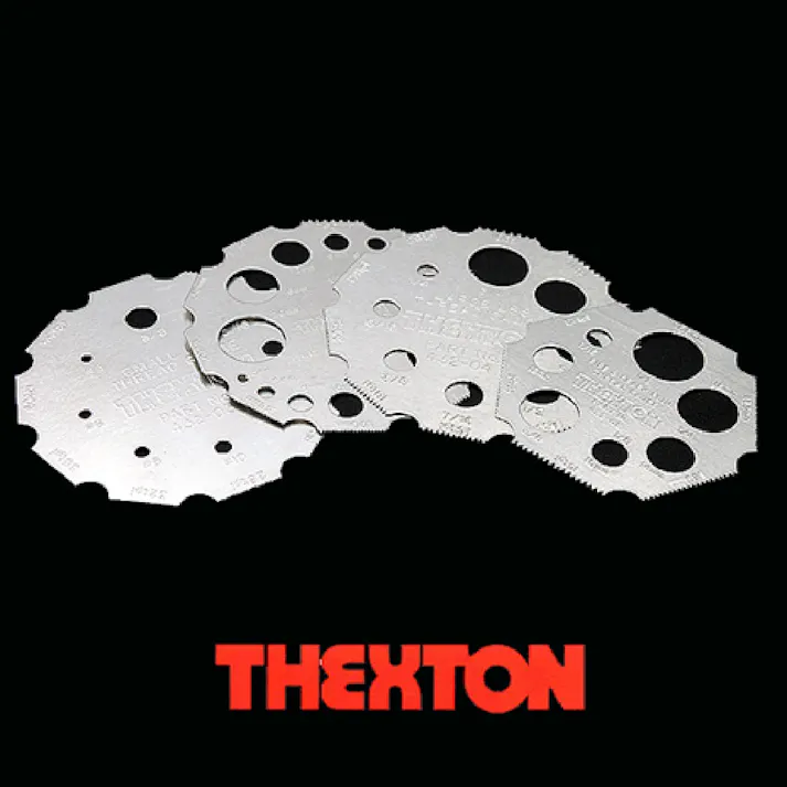 THEXTON ユニバーサルスレッドゲージ ボルト・ネジのピッチ計測 インチ&ミリ対応 #YS-007