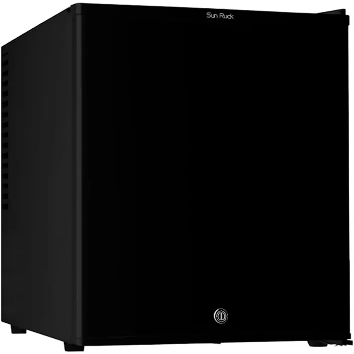 鍵付き 冷蔵庫 1ドア 静音 48L 小型 コンパクト 右開き 霜取り不要 Sunruck SR-R4805KEYK ブラック