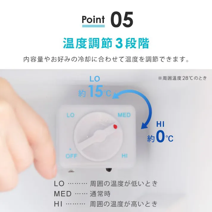 鍵付き 冷蔵庫 1ドア 静音 48L 小型 コンパクト 右開き 霜取り不要 Sunruck SR-R4805KEYK ブラック