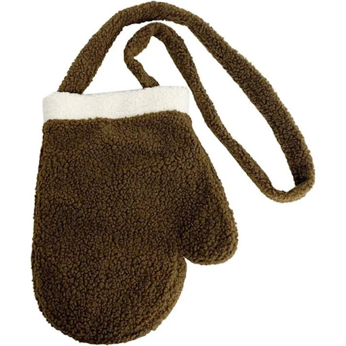 クリスマスバッグ かわいい 赤い手袋 大容量 ショルダーバッグ レデース 漫画 ぬいぐるみ ふわふわ もこもこ 秋冬 パーティー用