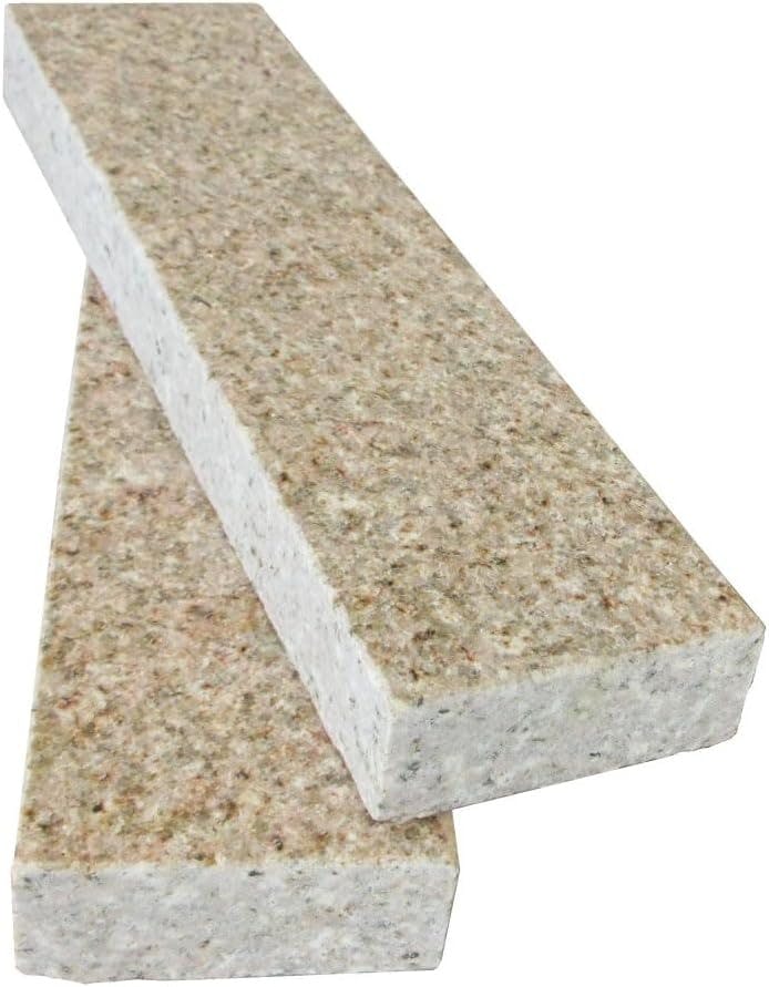 御影石 【ボーダー 2本】 【さび】御影 飛石 庭石 小端 踏石 敷石 お庭