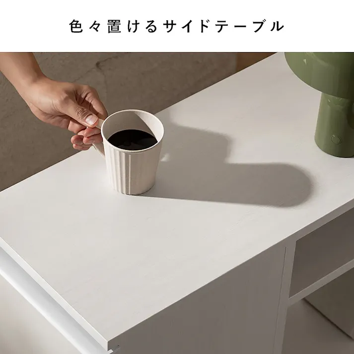 宮武製作所 MIYATAKE ダストボックス付きサイドテーブル NotT(ノット) ブラウン