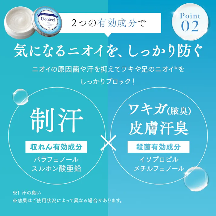 【薬用デオドラントクリーム デオフィール(医薬部外品)】 ちあふる 朝塗って夜までしっかり わきが 皮膚汗臭 制汗 さらさら 透明タイプ 30g JAN:498940906494