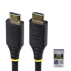 HDMI 2.1ケーブル/5m/8K60Hz 4K120Hz/48Gbps/柔らか/ブラック